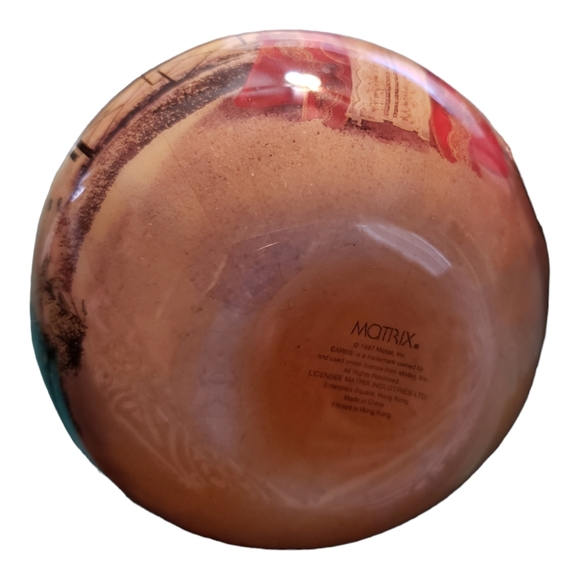 Vintage  1997 Holiday Barbie Ornament Decoupage - Picture 11 of 12